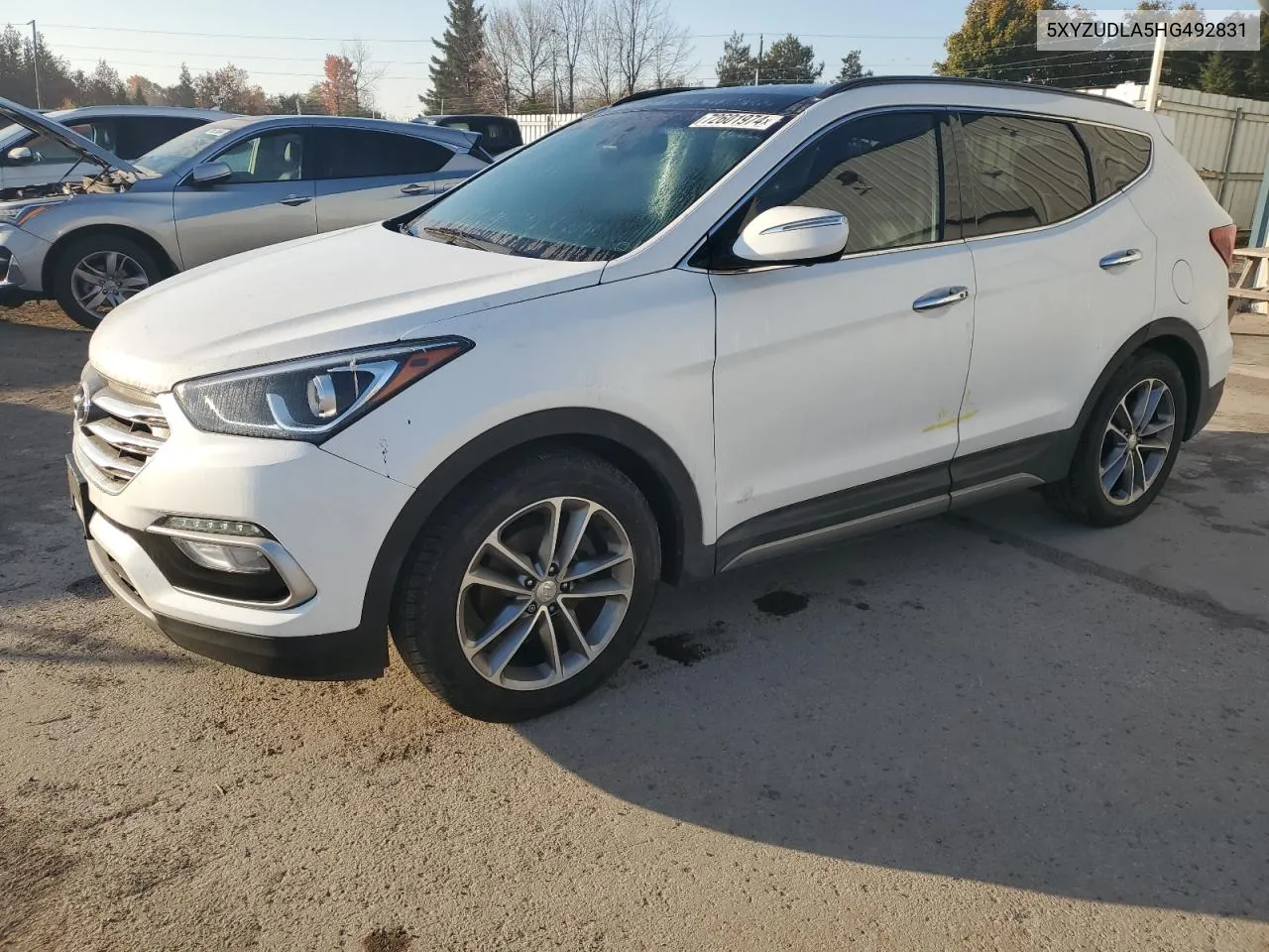 5XYZUDLA5HG492831 2017 Hyundai Santa Fe Sport