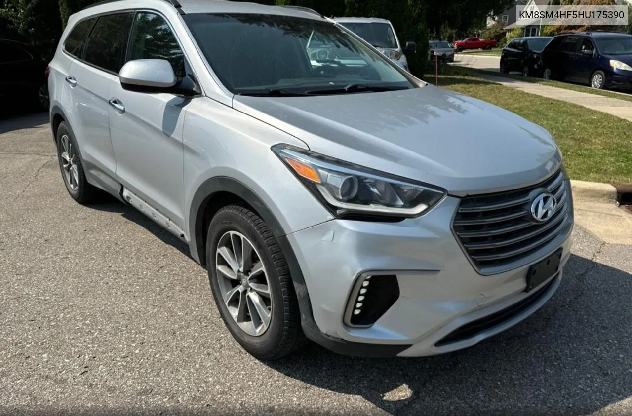 2017 Hyundai Santa Fe Se VIN: KM8SM4HF5HU175390 Lot: 72660094