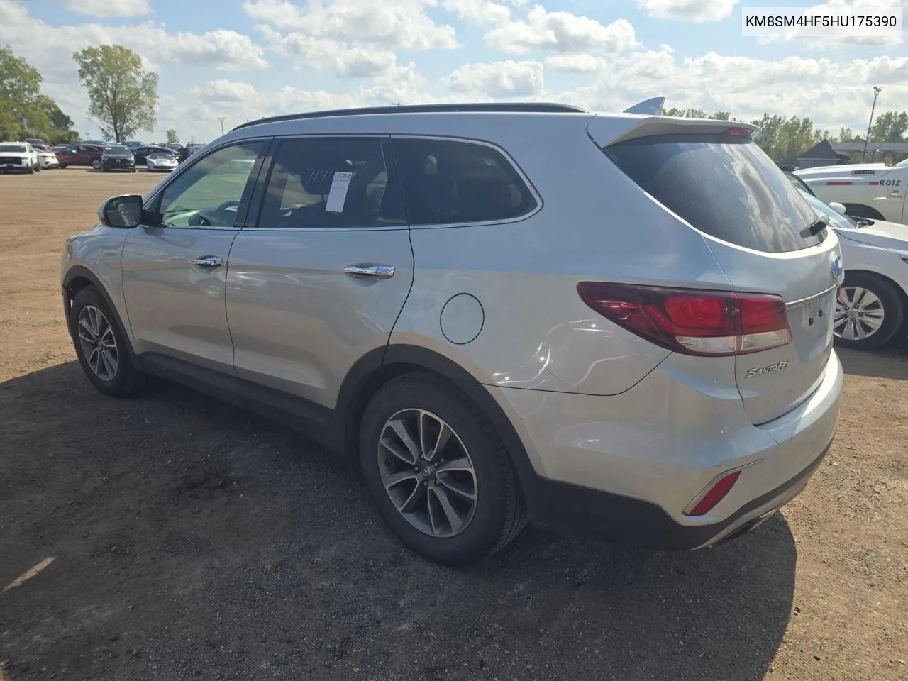 2017 Hyundai Santa Fe Se VIN: KM8SM4HF5HU175390 Lot: 72660094