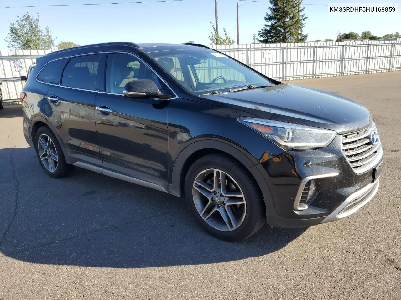 KM8SRDHF5HU168859 2017 Hyundai Santa Fe Se Ultimate