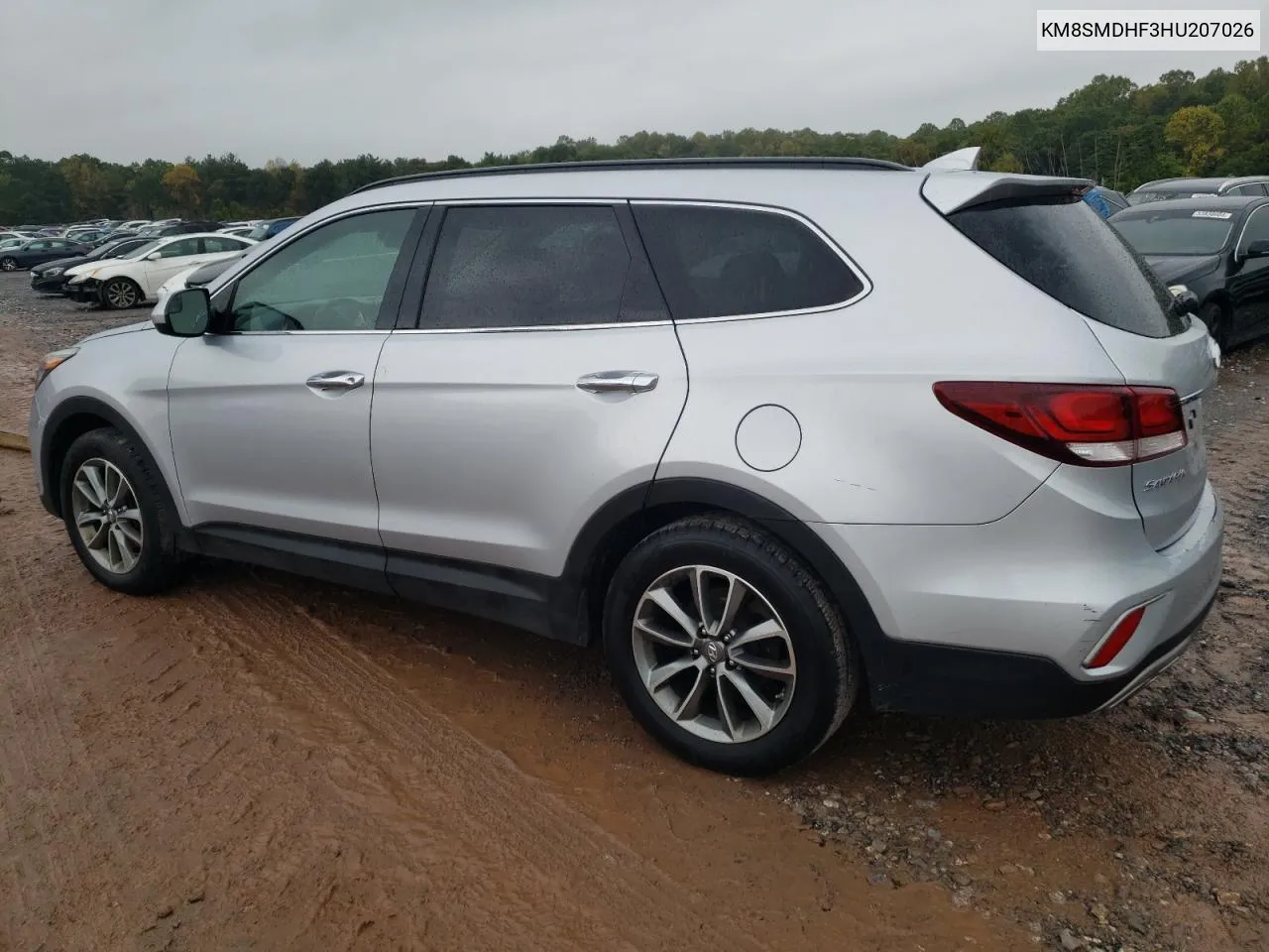 2017 Hyundai Santa Fe Se VIN: KM8SMDHF3HU207026 Lot: 72704714