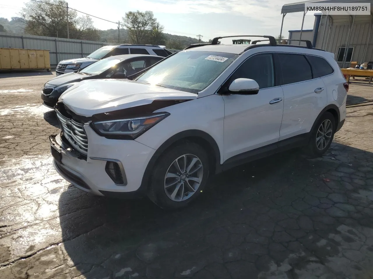 KM8SN4HF8HU189751 2017 Hyundai Santa Fe Se