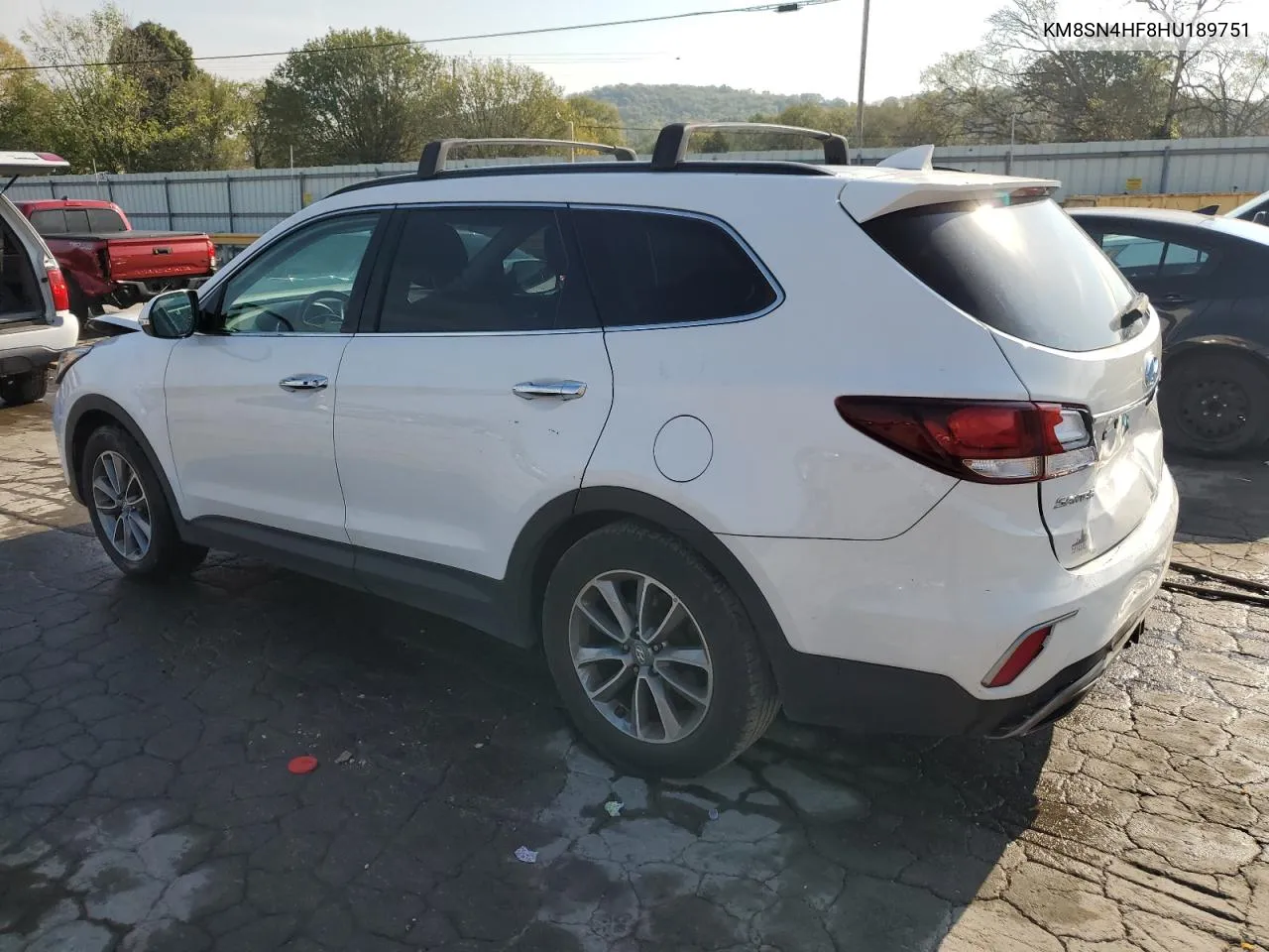 2017 Hyundai Santa Fe Se VIN: KM8SN4HF8HU189751 Lot: 72724404