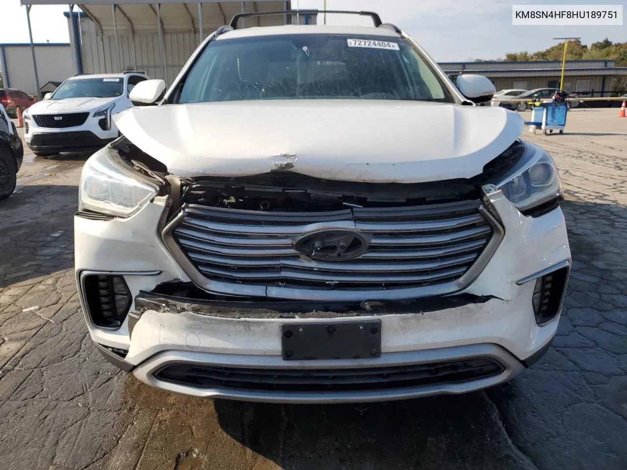 KM8SN4HF8HU189751 2017 Hyundai Santa Fe Se