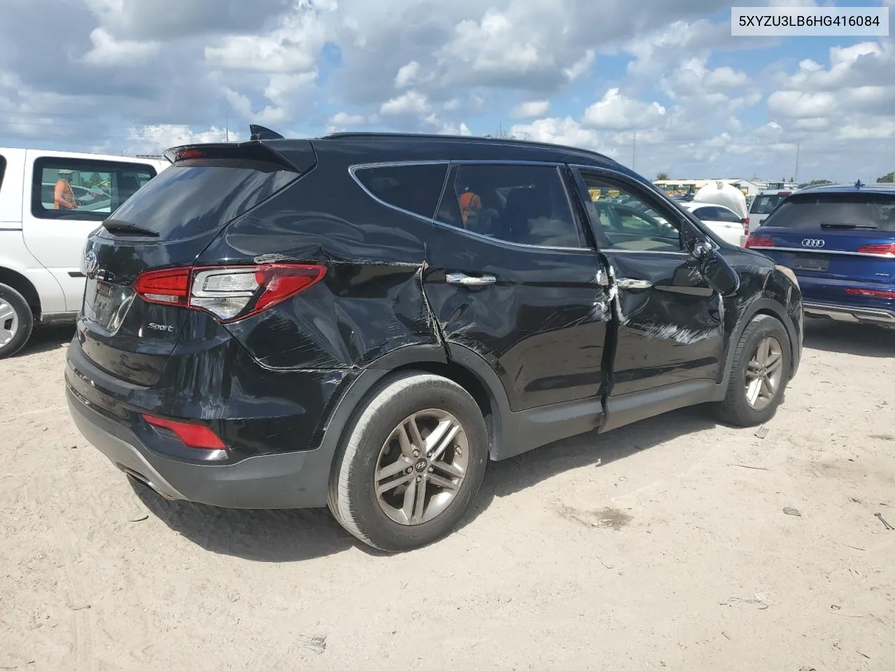 2017 Hyundai Santa Fe Sport VIN: 5XYZU3LB6HG416084 Lot: 72752584