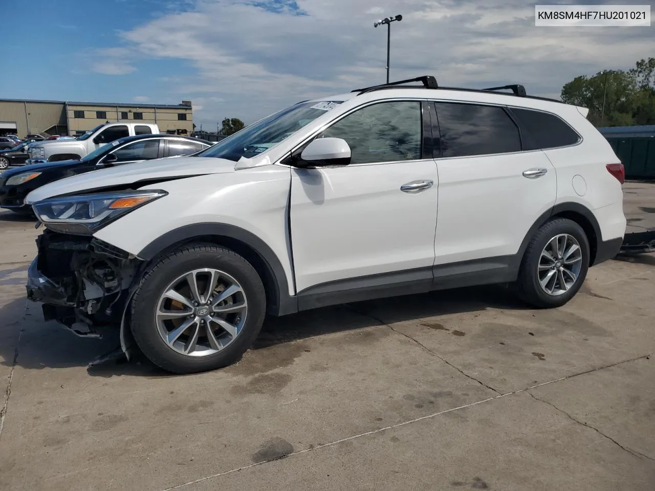 KM8SM4HF7HU201021 2017 Hyundai Santa Fe Se