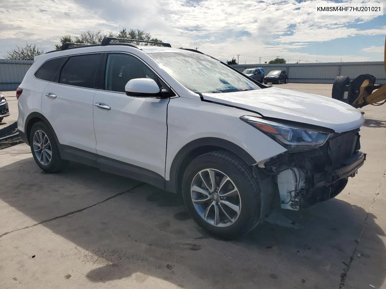 2017 Hyundai Santa Fe Se VIN: KM8SM4HF7HU201021 Lot: 72774304