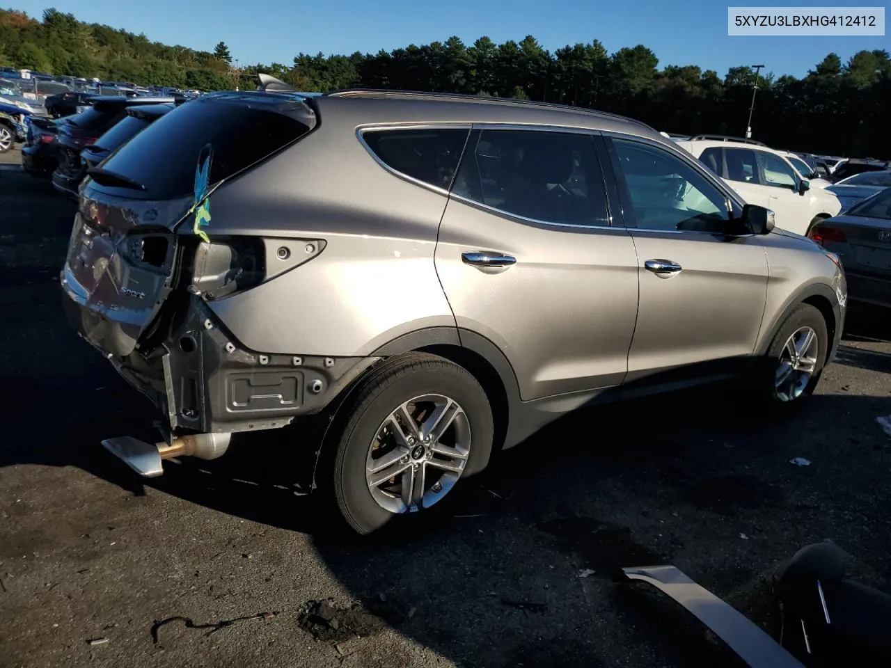 2017 Hyundai Santa Fe Sport VIN: 5XYZU3LBXHG412412 Lot: 72808244