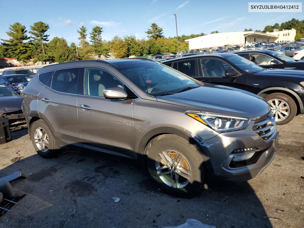 2017 Hyundai Santa Fe Sport VIN: 5XYZU3LBXHG412412 Lot: 72808244