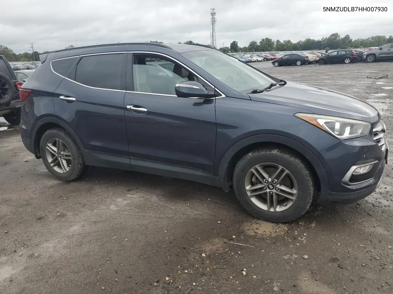 2017 Hyundai Santa Fe Sport VIN: 5NMZUDLB7HH007930 Lot: 73010454