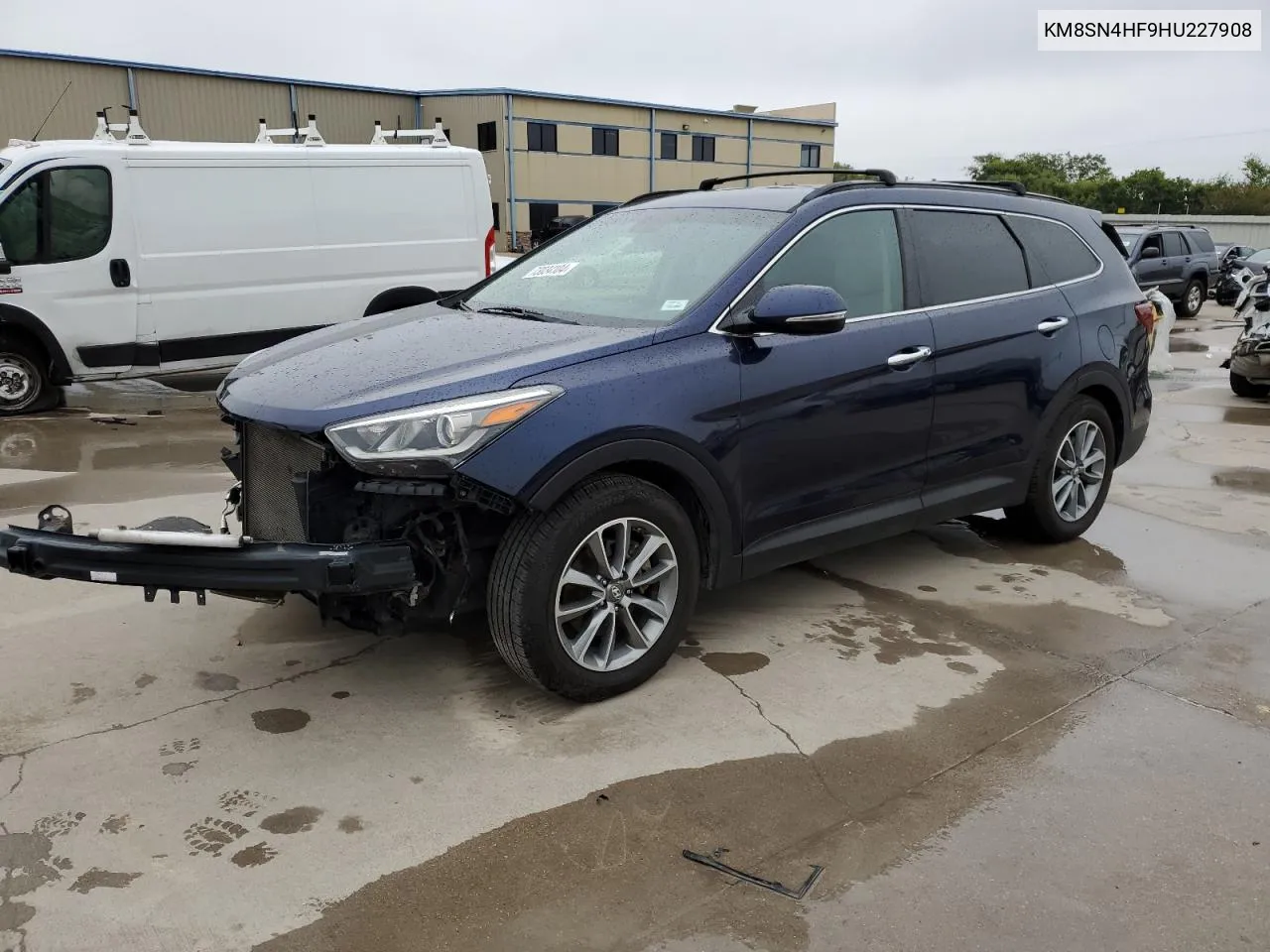 KM8SN4HF9HU227908 2017 Hyundai Santa Fe Se