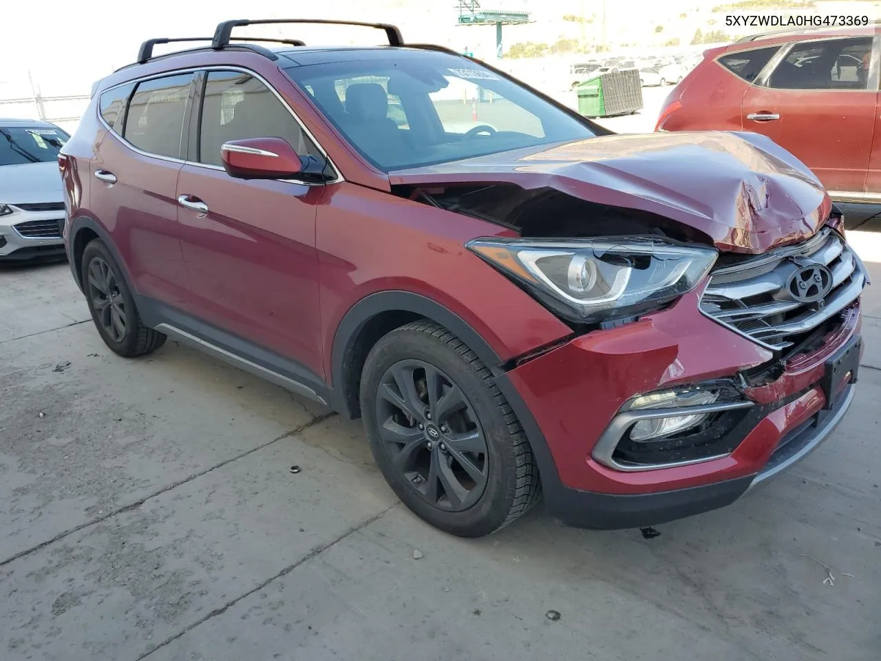 2017 Hyundai Santa Fe Sport VIN: 5XYZWDLA0HG473369 Lot: 73113694