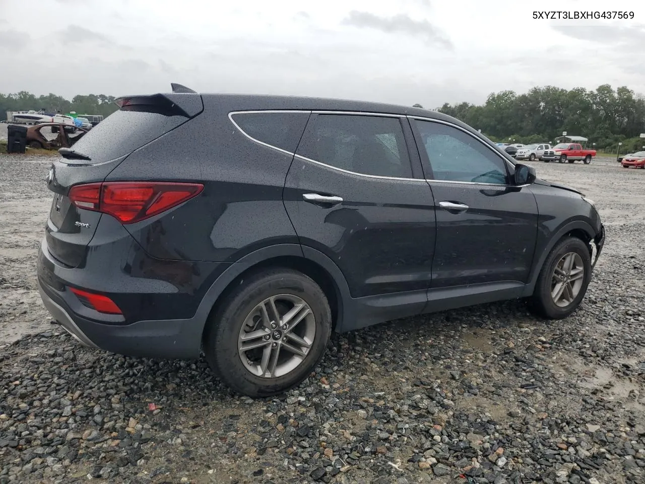 2017 Hyundai Santa Fe Sport VIN: 5XYZT3LBXHG437569 Lot: 73253324