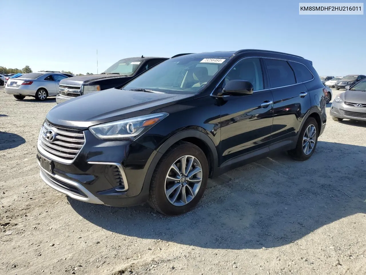 KM8SMDHF2HU216011 2017 Hyundai Santa Fe Se