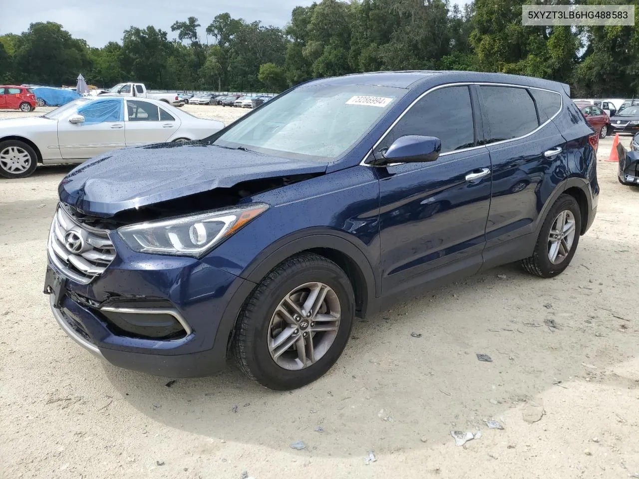 2017 Hyundai Santa Fe Sport VIN: 5XYZT3LB6HG488583 Lot: 73286994