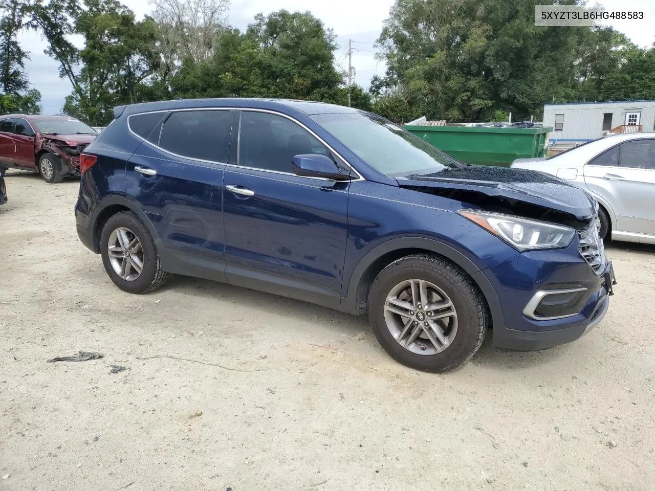 2017 Hyundai Santa Fe Sport VIN: 5XYZT3LB6HG488583 Lot: 73286994