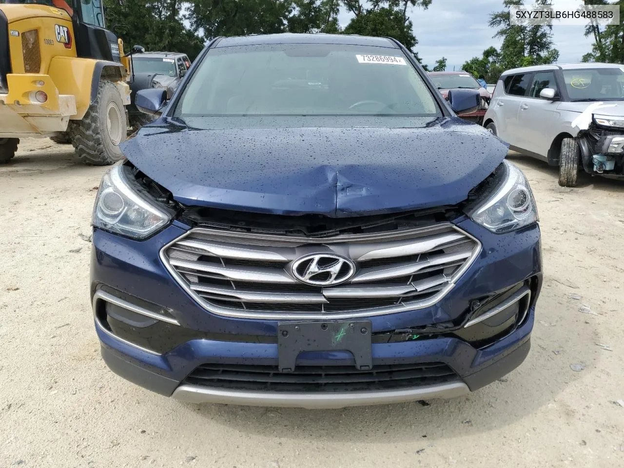 2017 Hyundai Santa Fe Sport VIN: 5XYZT3LB6HG488583 Lot: 73286994