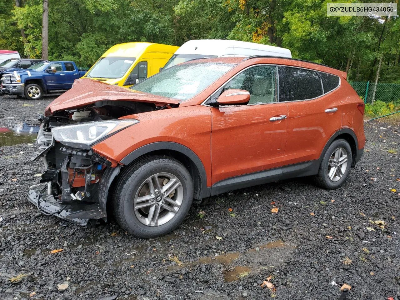 2017 Hyundai Santa Fe Sport VIN: 5XYZUDLB6HG434056 Lot: 73294824