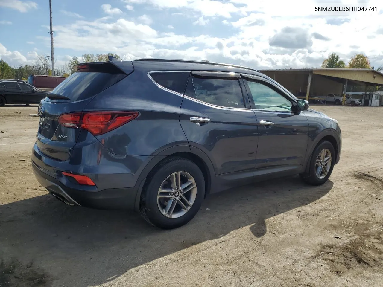 2017 Hyundai Santa Fe Sport VIN: 5NMZUDLB6HH047741 Lot: 73307334