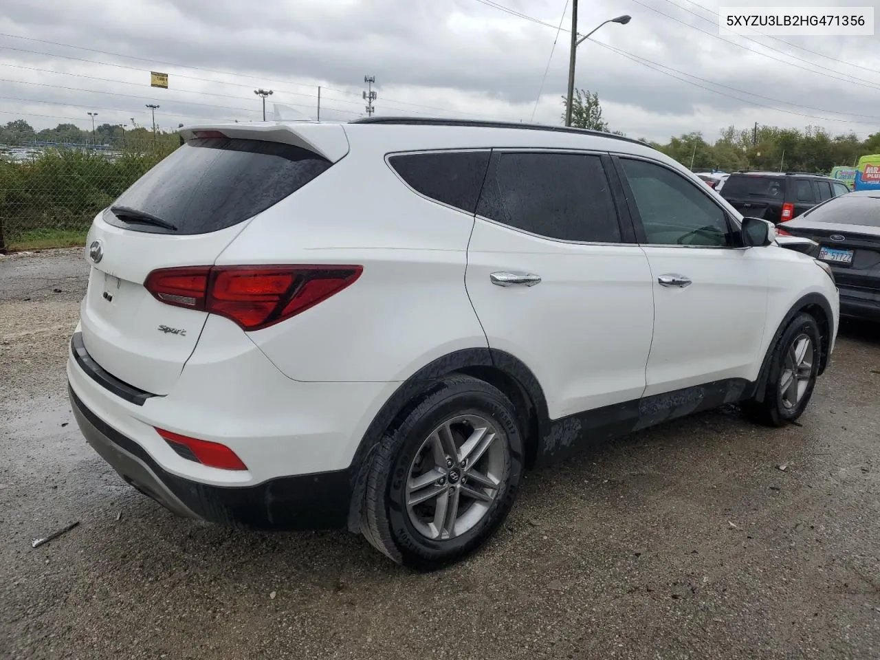 2017 Hyundai Santa Fe Sport VIN: 5XYZU3LB2HG471356 Lot: 73310434