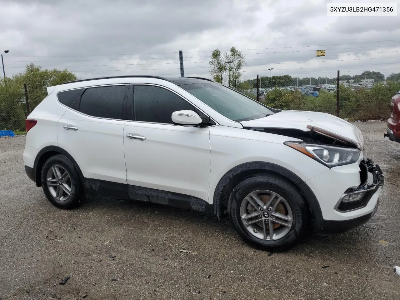 5XYZU3LB2HG471356 2017 Hyundai Santa Fe Sport