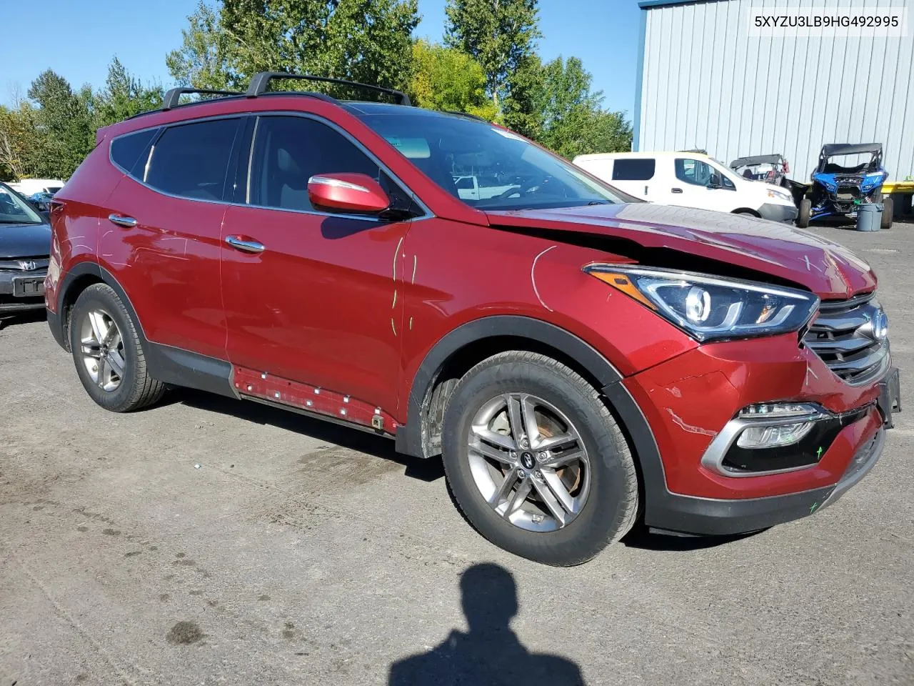 2017 Hyundai Santa Fe Sport VIN: 5XYZU3LB9HG492995 Lot: 73352624