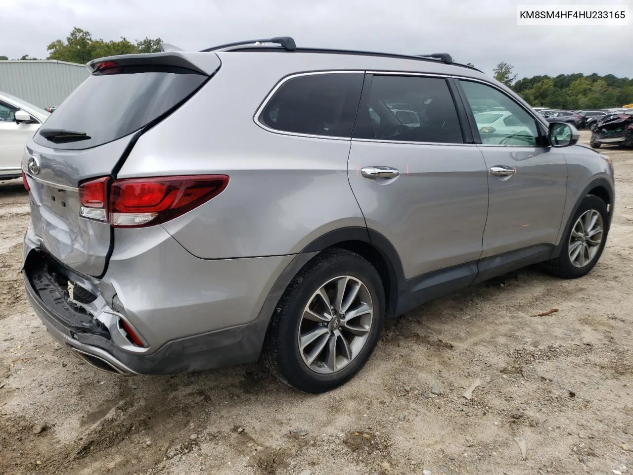 KM8SM4HF4HU233165 2017 Hyundai Santa Fe Se