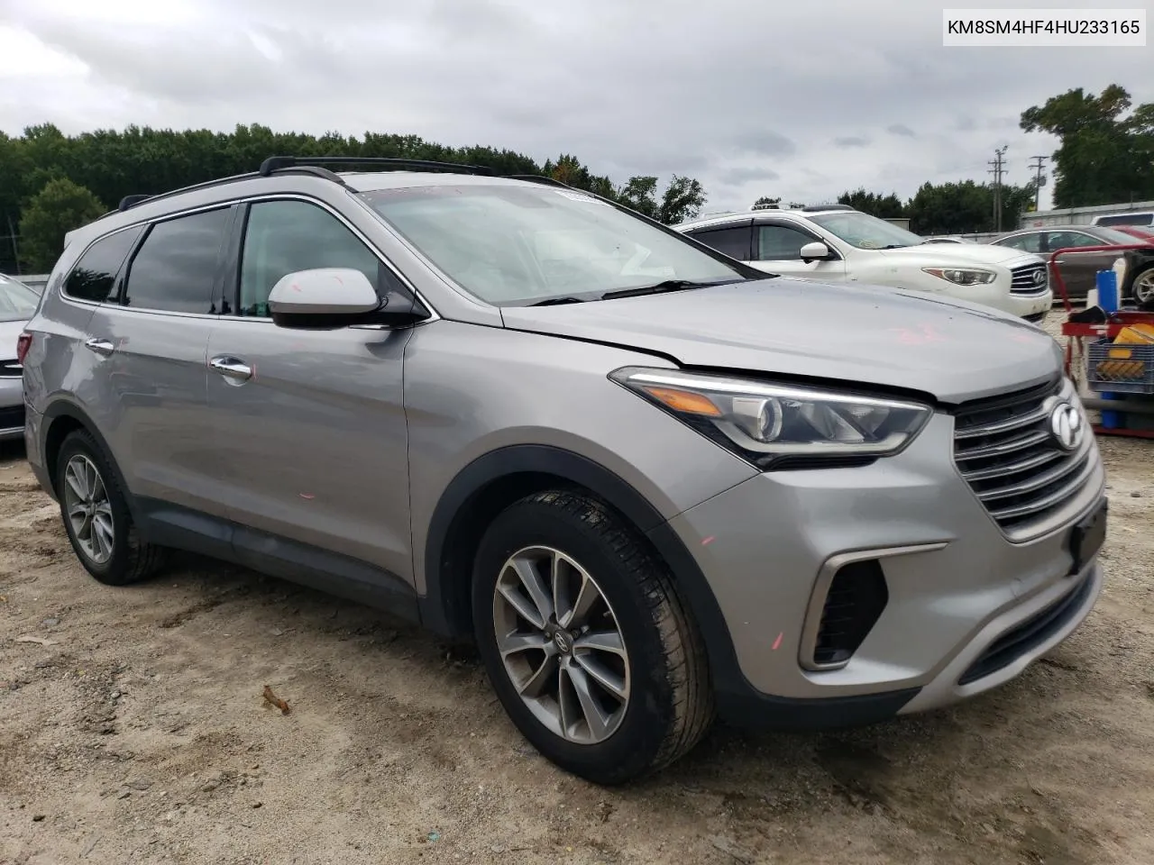 KM8SM4HF4HU233165 2017 Hyundai Santa Fe Se