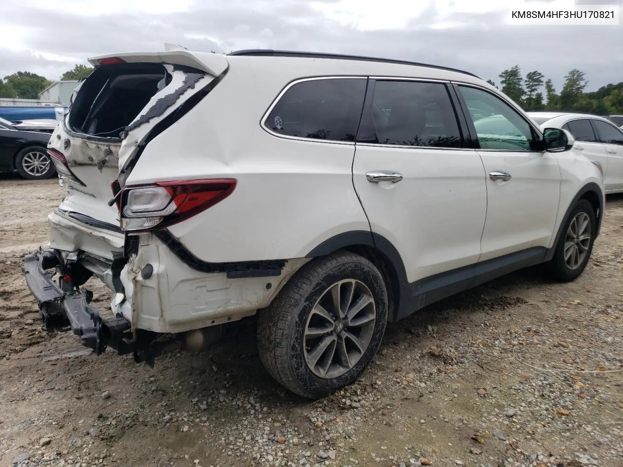 2017 Hyundai Santa Fe Se VIN: KM8SM4HF3HU170821 Lot: 73417524