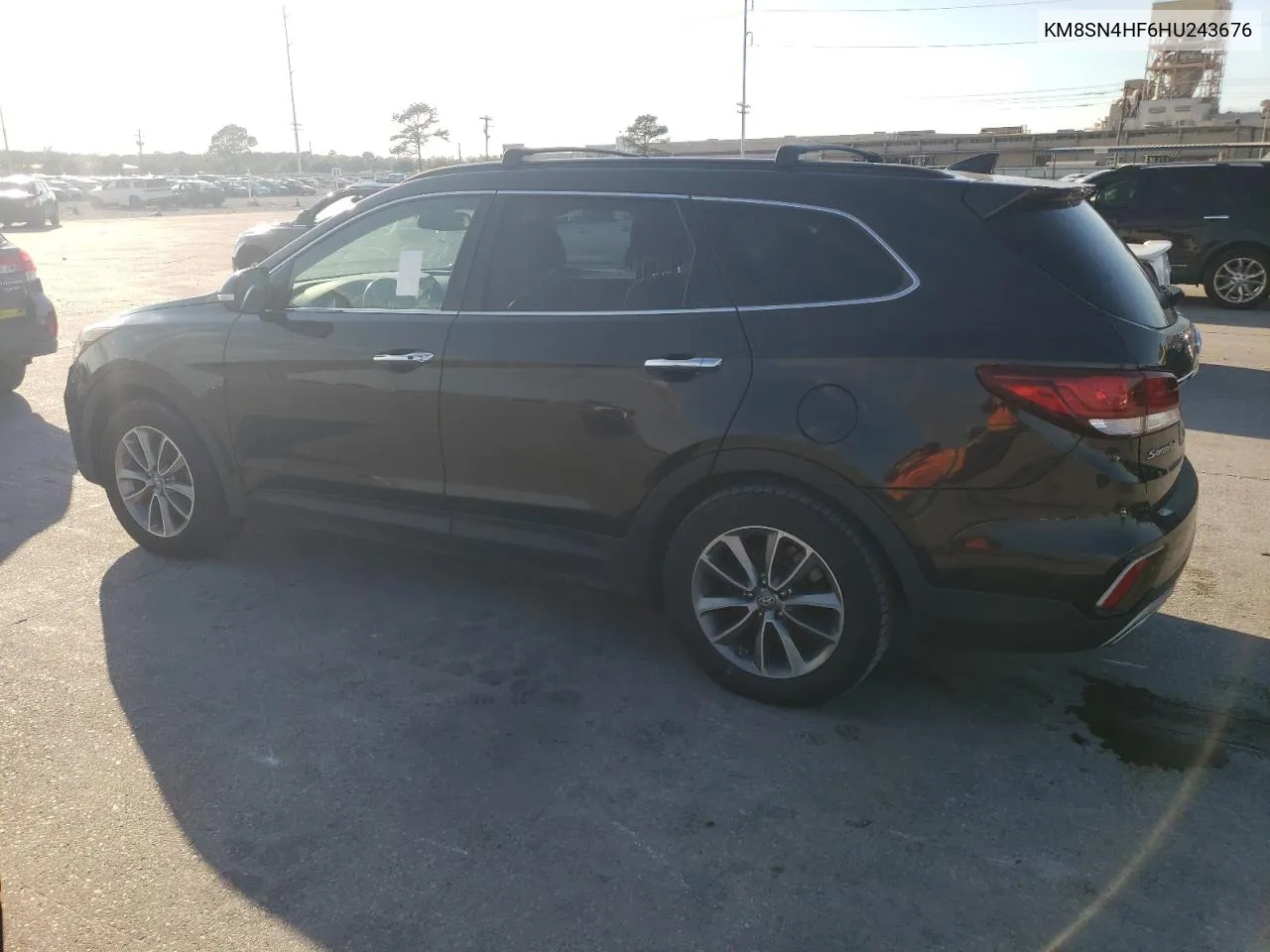 2017 Hyundai Santa Fe Se VIN: KM8SN4HF6HU243676 Lot: 73614054