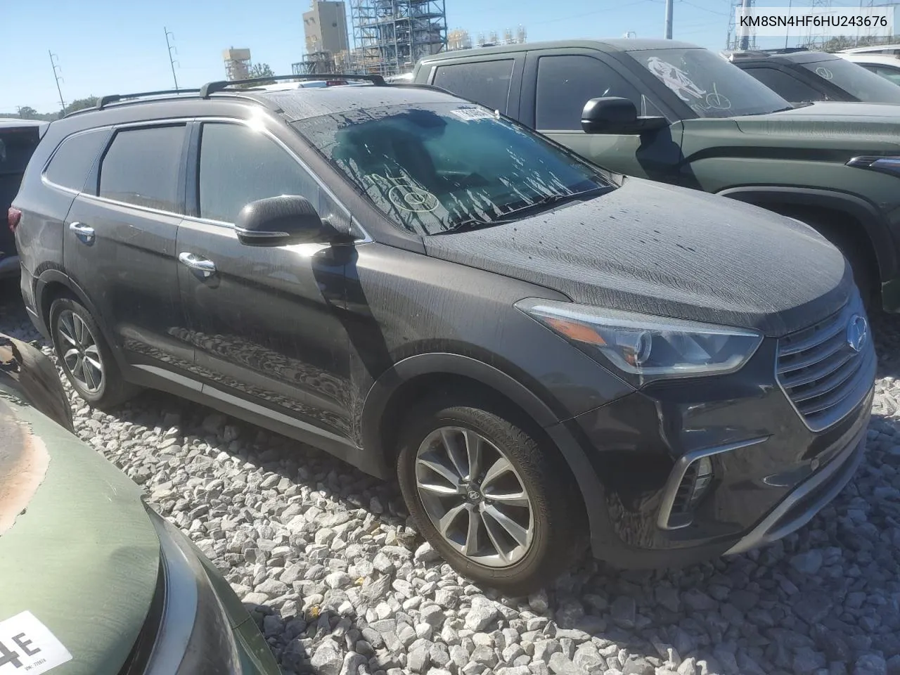 2017 Hyundai Santa Fe Se VIN: KM8SN4HF6HU243676 Lot: 73614054