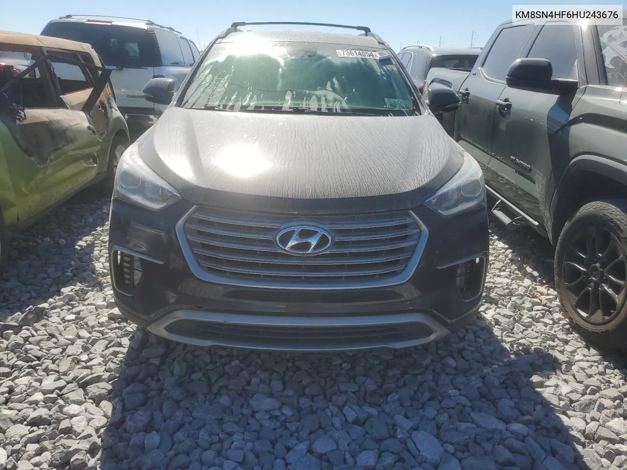 2017 Hyundai Santa Fe Se VIN: KM8SN4HF6HU243676 Lot: 73614054