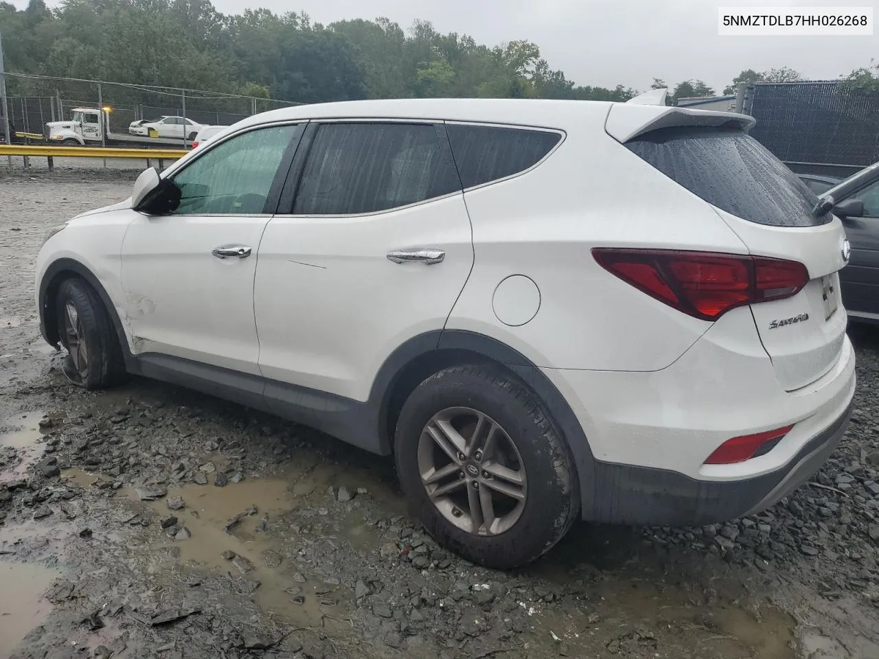 2017 Hyundai Santa Fe Sport VIN: 5NMZTDLB7HH026268 Lot: 73665174