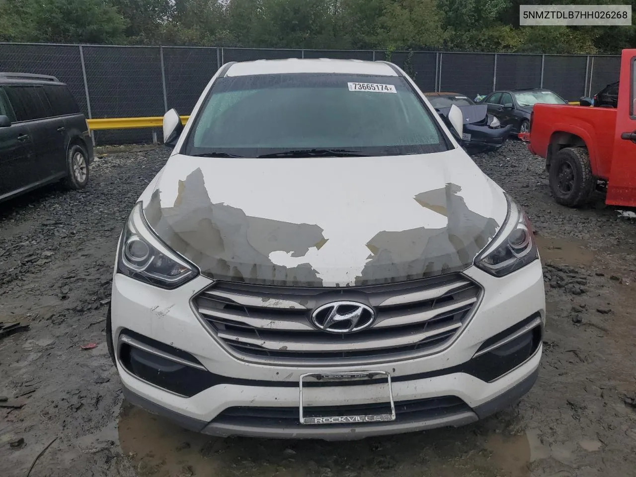 2017 Hyundai Santa Fe Sport VIN: 5NMZTDLB7HH026268 Lot: 73665174