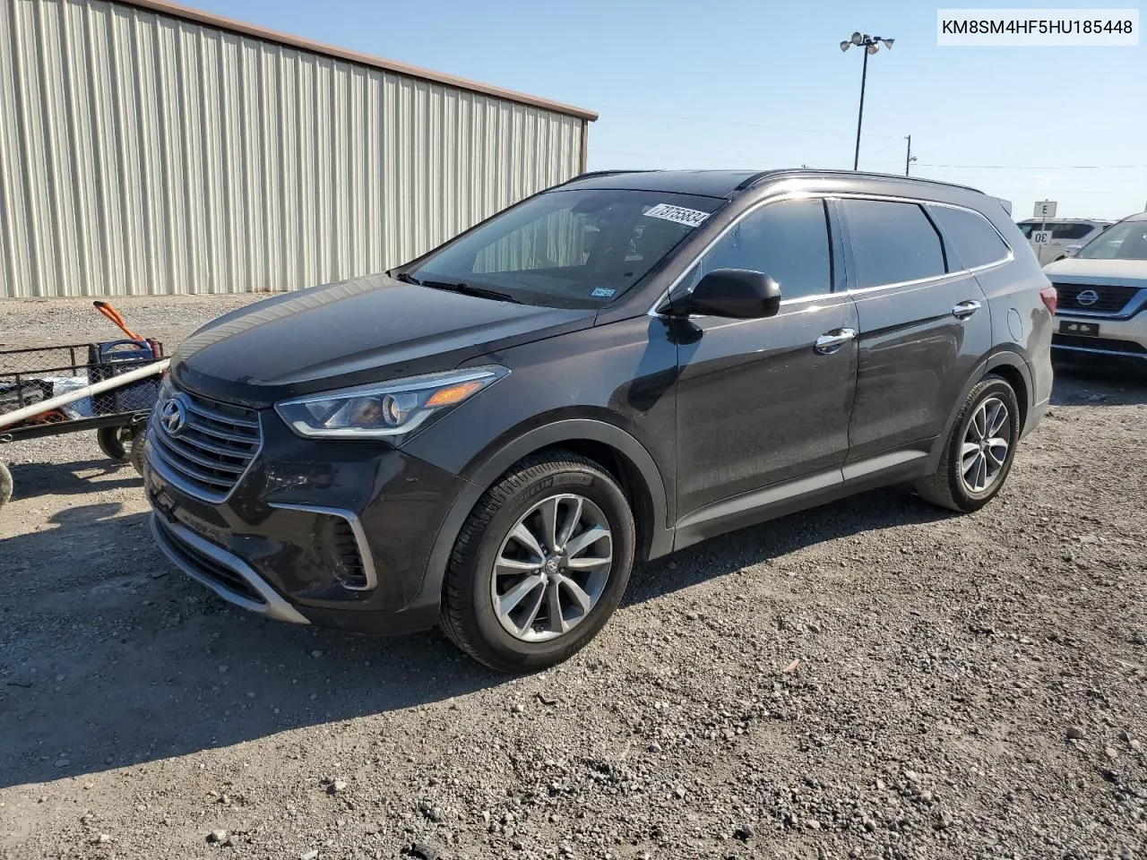 2017 Hyundai Santa Fe Se VIN: KM8SM4HF5HU185448 Lot: 73755834