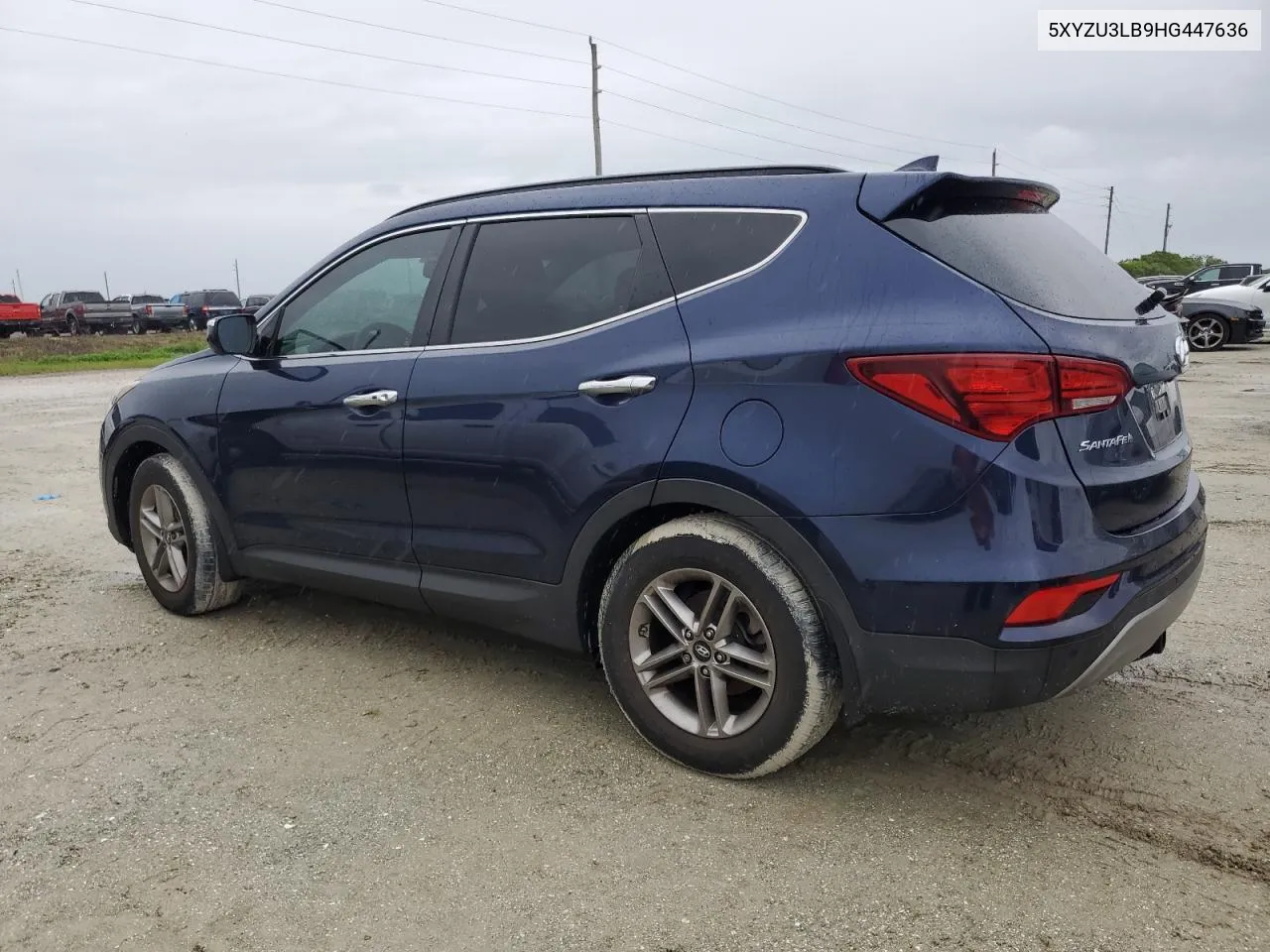 2017 Hyundai Santa Fe Sport VIN: 5XYZU3LB9HG447636 Lot: 73764604