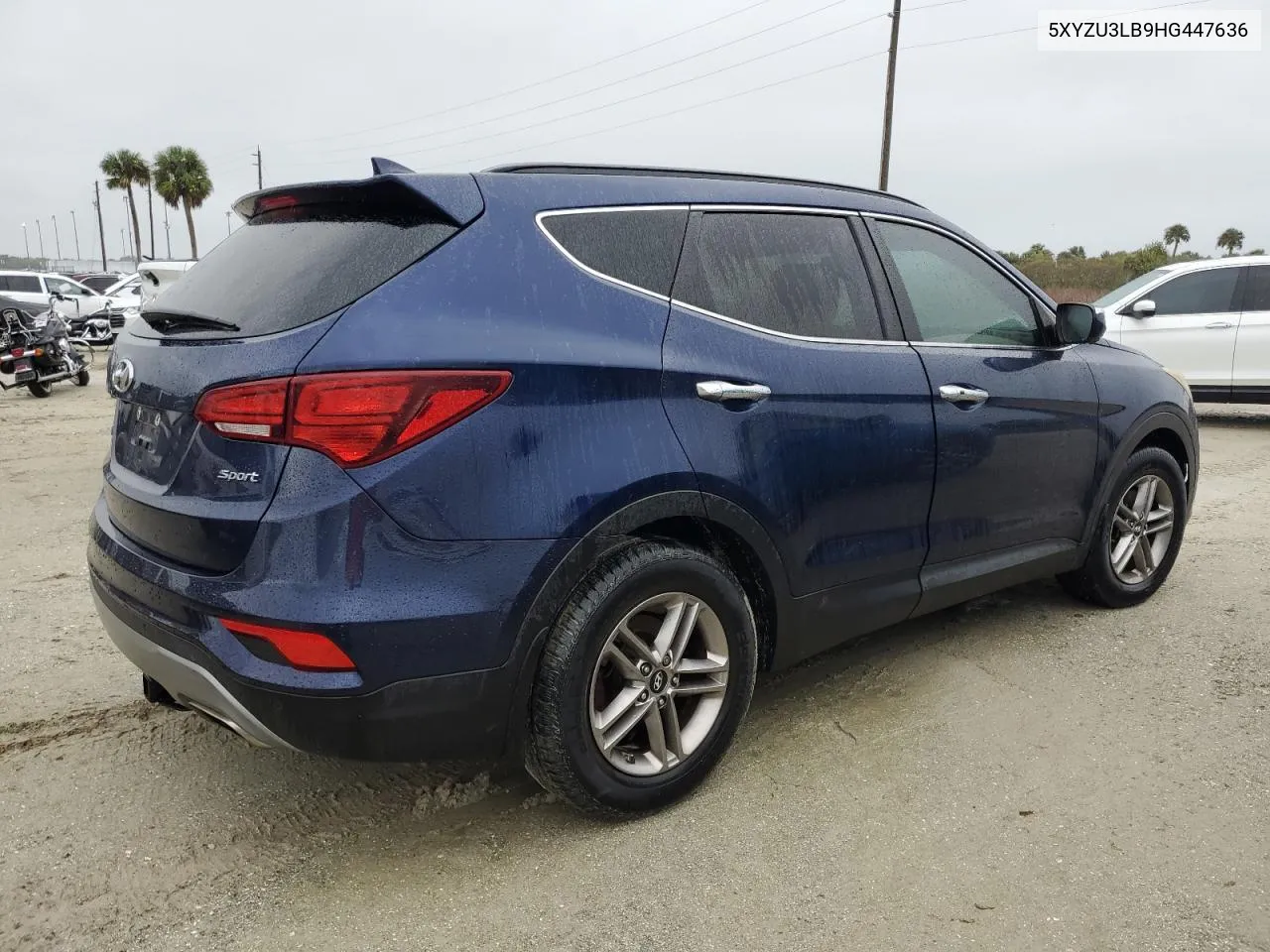 2017 Hyundai Santa Fe Sport VIN: 5XYZU3LB9HG447636 Lot: 73764604