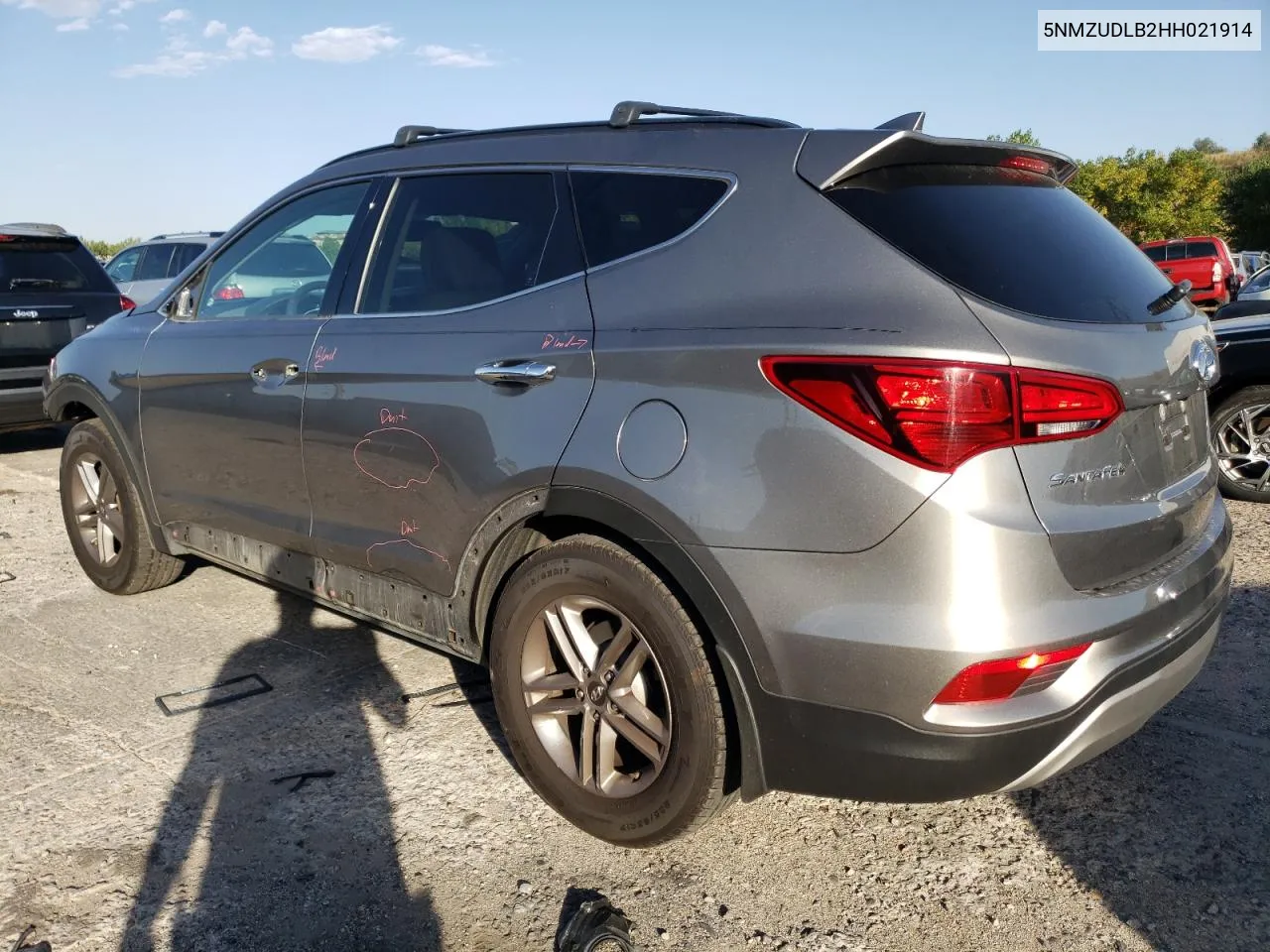 5NMZUDLB2HH021914 2017 Hyundai Santa Fe Sport