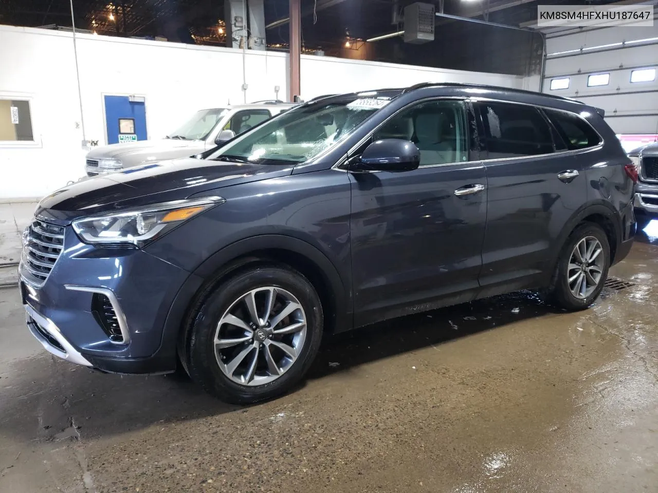 KM8SM4HFXHU187647 2017 Hyundai Santa Fe Se