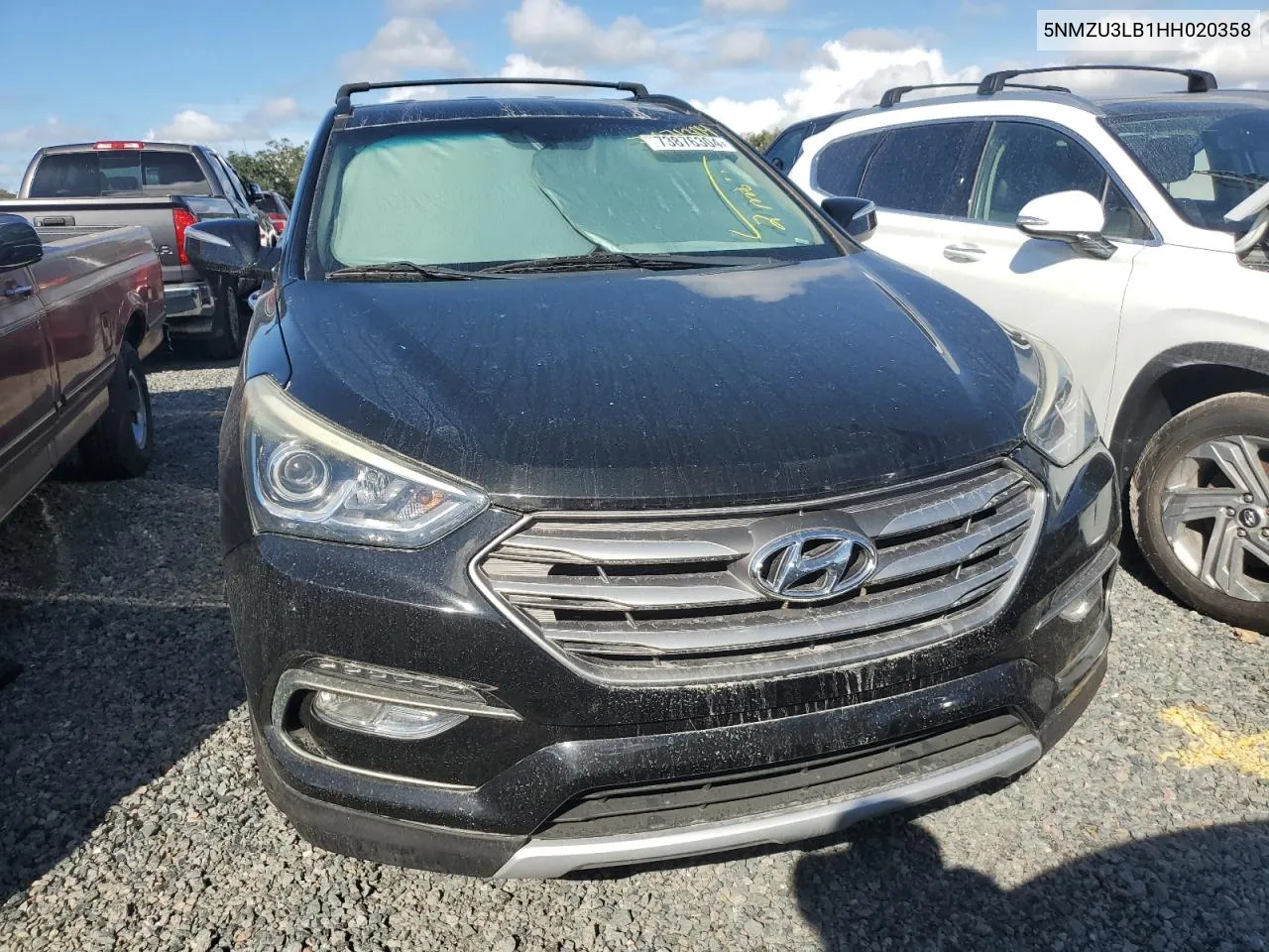 2017 Hyundai Santa Fe Sport VIN: 5NMZU3LB1HH020358 Lot: 73876304