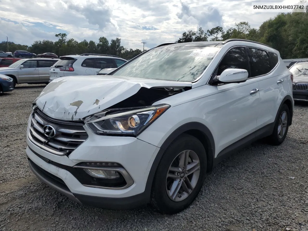 2017 Hyundai Santa Fe Sport VIN: 5NMZU3LBXHH037742 Lot: 73907334