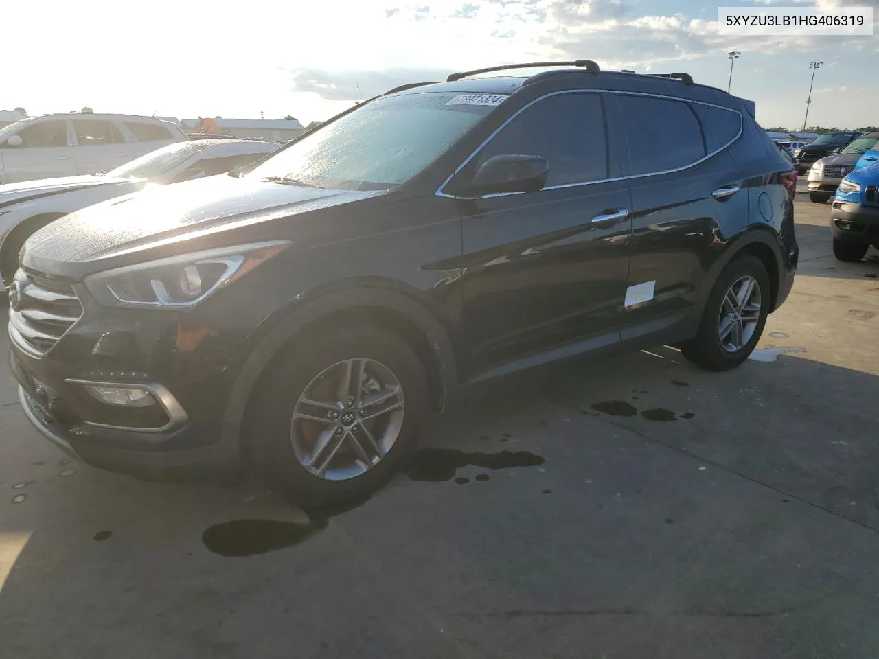 2017 Hyundai Santa Fe Sport VIN: 5XYZU3LB1HG406319 Lot: 73971324