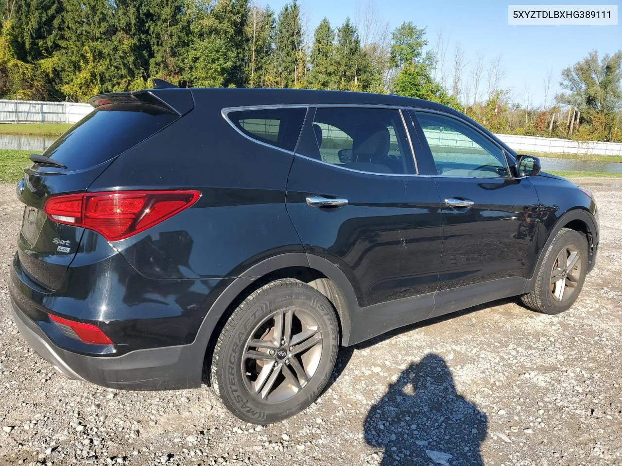 2017 Hyundai Santa Fe Sport VIN: 5XYZTDLBXHG389111 Lot: 73972984