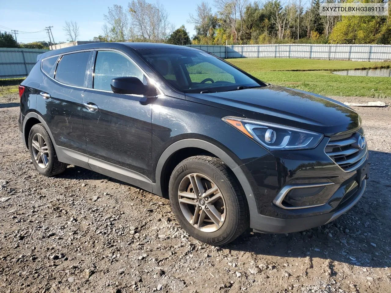 2017 Hyundai Santa Fe Sport VIN: 5XYZTDLBXHG389111 Lot: 73972984