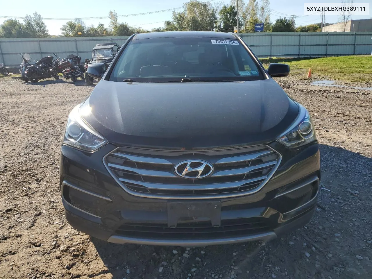 2017 Hyundai Santa Fe Sport VIN: 5XYZTDLBXHG389111 Lot: 73972984