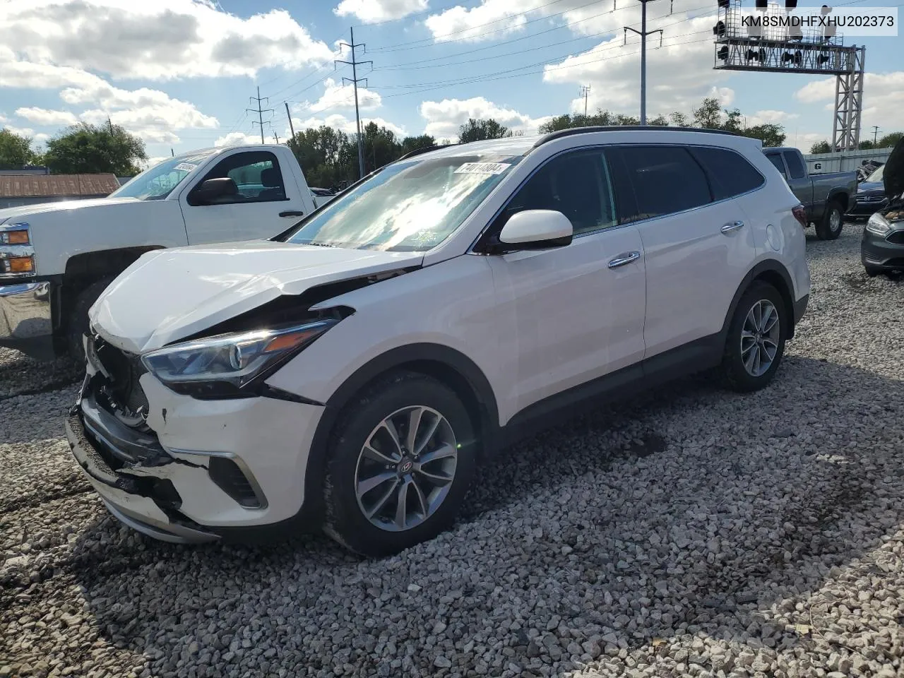 2017 Hyundai Santa Fe Se VIN: KM8SMDHFXHU202373 Lot: 74014804