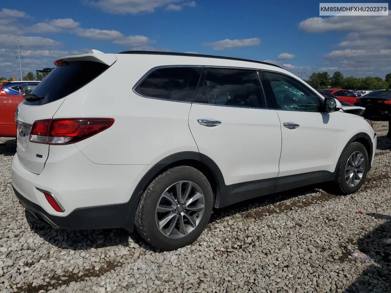 2017 Hyundai Santa Fe Se VIN: KM8SMDHFXHU202373 Lot: 74014804