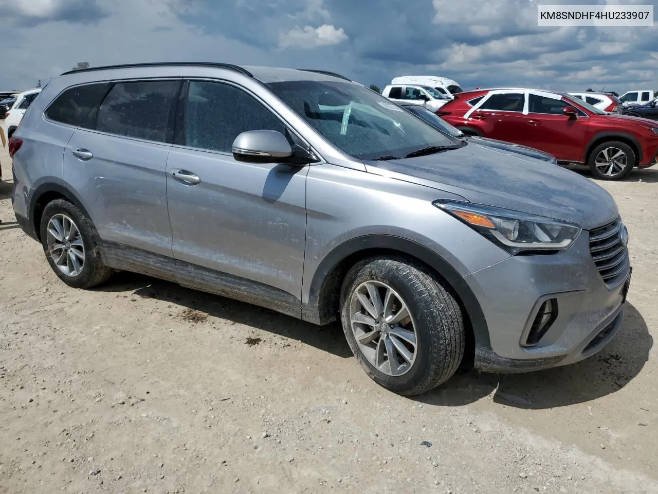 2017 Hyundai Santa Fe Se VIN: KM8SNDHF4HU233907 Lot: 74022754