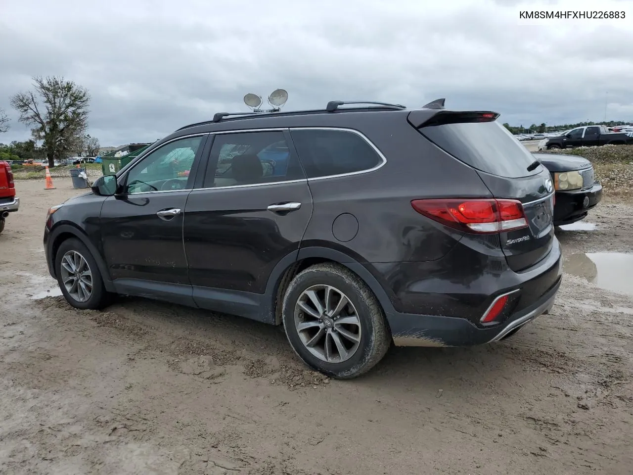 2017 Hyundai Santa Fe Se VIN: KM8SM4HFXHU226883 Lot: 74028384