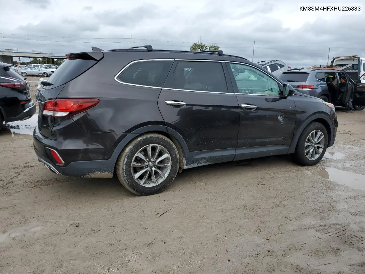 2017 Hyundai Santa Fe Se VIN: KM8SM4HFXHU226883 Lot: 74028384